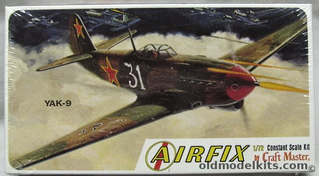 Airfix 1/72 Yak-9D - Craftmaster Issue, 1204-50 plastic model kit